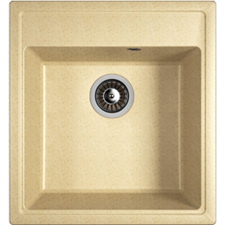 Dr.gans Kitchen sink "Nika-470", 470x510 mm, dune color