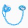 Dummy orthodontist., With a cap and a holder, from 0 months, the color is green / blue