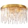 Ceiling chandelier Venecia 6x14 40w, size 40x40x34 cm, bronze color