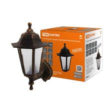 Sadovo-park lamp TDM NBU 06-60-001, E27, 60 W, hexagonal, Nasten., Bronze color