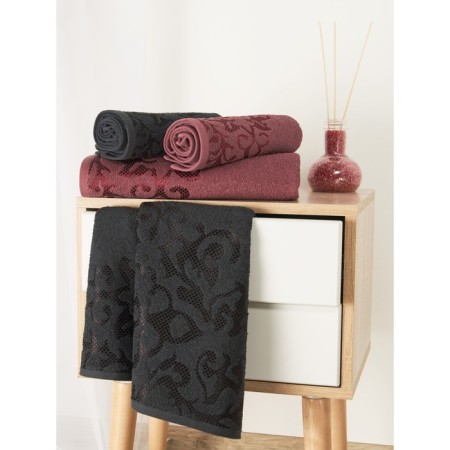 A set of terry towels Blueberry Pie, size 50x80 cm-2 pcs, 70x130 cm-2 pcs, multicolor-3