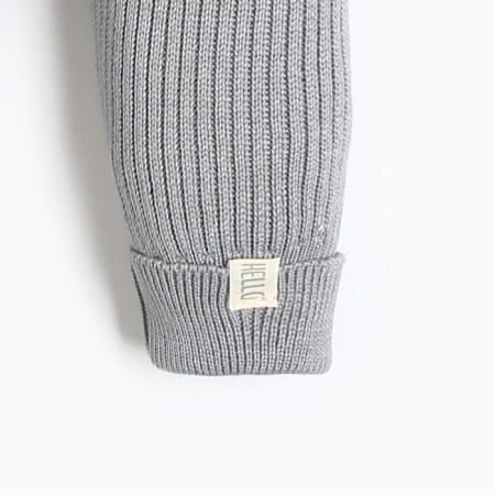 Legins knitted crumb I, height 68-74 cm, color gray color-2
