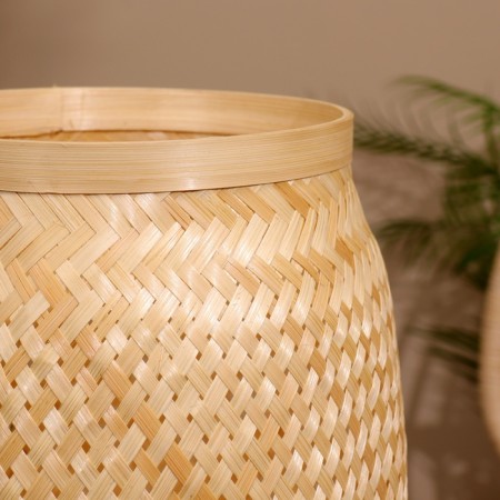Wicker basket, from bamboo-2