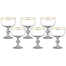 A set of glasses for champagne 