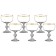 A set of glasses for champagne "Claudia", 200 ml, 6 pcs.