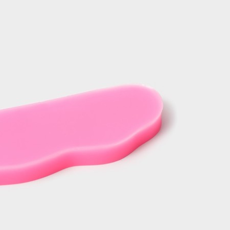 Mold Dolyana "Flower composition", silicone, 16.7 × 3.5 × 1 cm, pink color-3