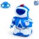 Robot radio -controlled "minibot", light effects, blue color