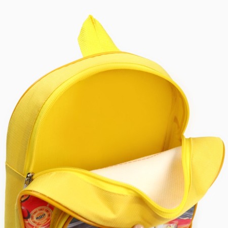 Backpack of a textile ditch with a pocket 25*24*9cm, wheelbarrows-2