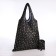 Household bag without fastening, black color