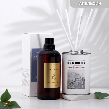 Set of Diffusor Aromatic "Aromame", Argentine sweet orange 500ml round bank