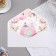 Money envelope "Happy wedding!" Handmade, velvet, gray background, 19x9.3 cm