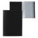 Folder with 20 A4 inserts, 500 μm, calligrata, texture "sand", black