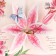 Volumetric postcard "Congratulations!" glitter, green background, lily, a5