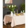 The tablecloth "Ethel" 110x165 cm, col. Poil with gold thread, 100% cotton, 163 g/m2