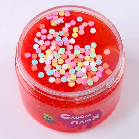Slime Plus "Sea", with sparkles and balls, assorted-4