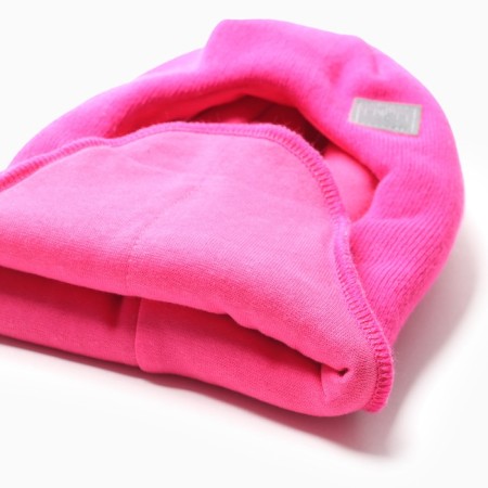 Hat-shuttle for a girl, raspberry color, size 46-50-1
