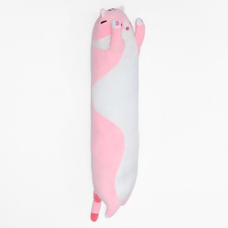 Soft toy "cat", 90 cm, pink color-3
