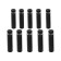 Remote holder for plates, 12x50 mm, black color, set 10 pcs.