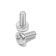 Screw, with a semicircular head, galvanized, Din7985, M5x12 mm, 1000 pcs