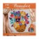 Cross -stitch "Flower composition", a set for creativity, a set for creativity, 25 x 25 cm