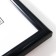 Photo frame plastic "Rainbow" 21x30 cm, black