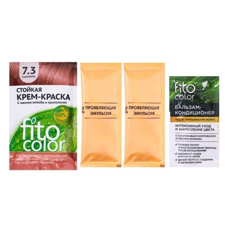 Persistent hair cream Fitocolor, Karamel tone, 115 ml-4