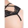 Erotic panties-dummy with the pearl thread Erolata Wendy lace, black (50-52)