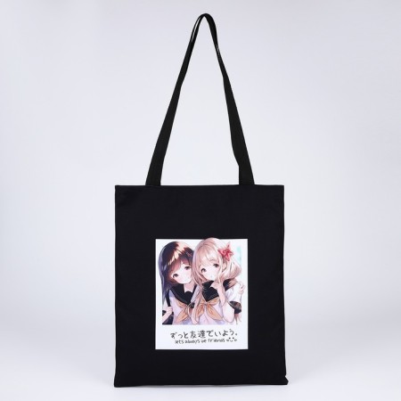 Bag Schoper Friends, Anime, 35x0.5x40 cm, Department without lightning, without lining, black-1