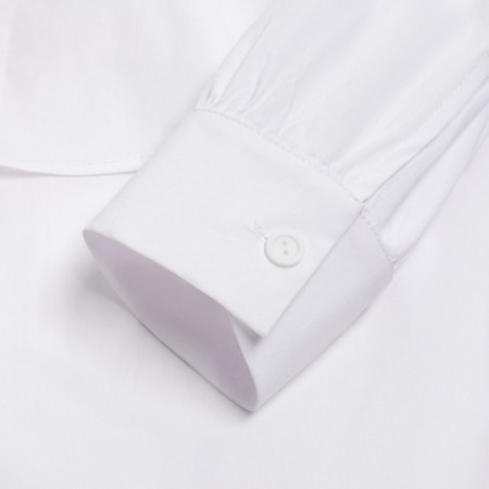 Women's blouse with a collar stand Minaku: Casual Collection Color White, p. 42-8