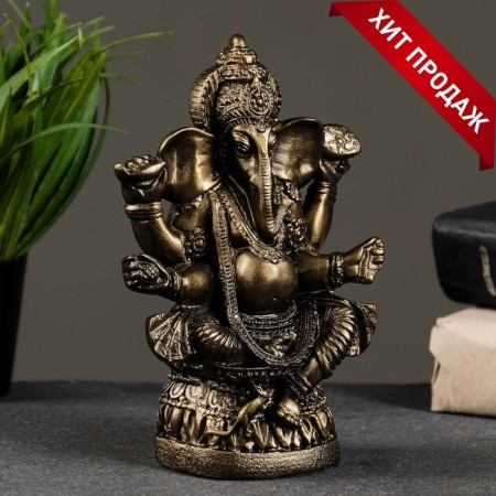 Figure "Ganesha" bronze, 7x17x12cm