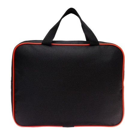 A4 notebook folder on lightning textiles 70mm 350 x 270 univ, black/orange "September 1"-2