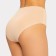 Set of women's panties slips (3pcs), fried almonds, size 56 (4xl)