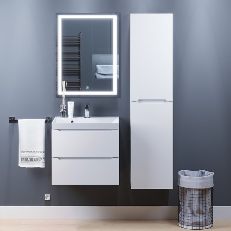 Mirror Uperwood Tanos, 60x80 cm, LED backlight, sensory switch, anti -recovery-2