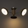 Julia chandelier 3XLED 72W 3000-6000K black-chromium 62x62x22 cm