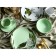 Ceramic Lemon Flowers mug, 350 ml, white color