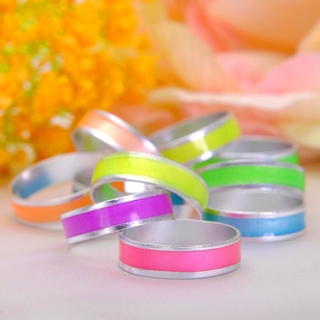 Children's ring "chosen" the neon path, the color of mix, size mix-1