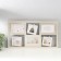 Photo frame plastic in 6 photos "warm memories" with clothespins, gold 53x30 cm