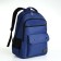 Youth backpack with lightning, 2 departments, 4 pockets, blue color