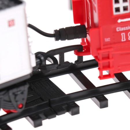 Railway "Happy New Year", radio control, smoke effect-8