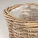 Kashpo wicker, 30x17khn15cm, gray, rattan