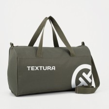 Сумка спортивная на молнии TEXTURA, средний размер, цвет зелёный