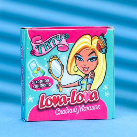 Sugar candy "lova-lova Sweet makeup" with tattoo, 10 g