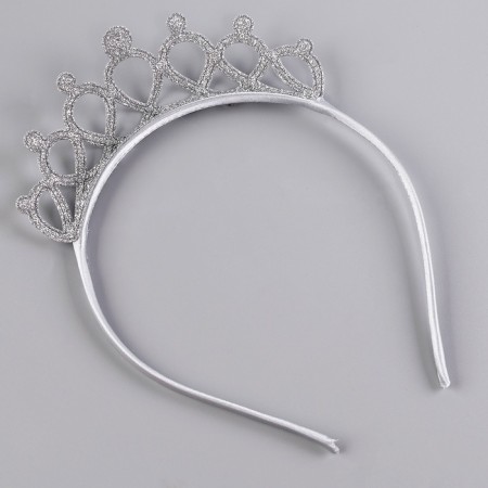Carnival set "Stylish Princess": A rim, blue dress with swans, height 98-104 cm-9