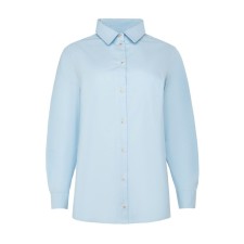 Women's shirt minku: classic color Blue, size 46