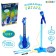 Musical guitar, sound, light, blue color