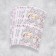 Set of stickers Flowers, 4 × 4 cm, 50 pcs