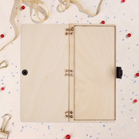 Wooden envelope "Wishes for the wedding" Manual work, light, pair, 16.5x8 cm-2