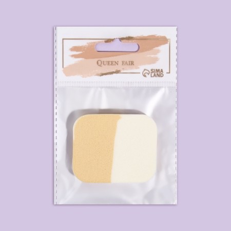 Makeup sponge, 5.5 × 4.5 cm, white/beige color-4