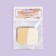 Makeup sponge, 5.5 × 4.5 cm, white/beige color