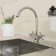 MILARDO DUPLEX DUPSB0JM05 kitchen mixer, two -welfare, high spout 285 mm, chrome